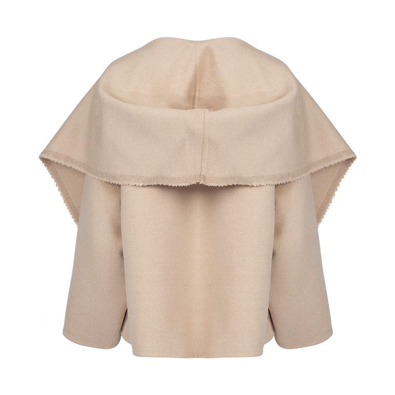 Cropped Hooded Jacket | Back view of Cropped Hooded Jacket DUSAN