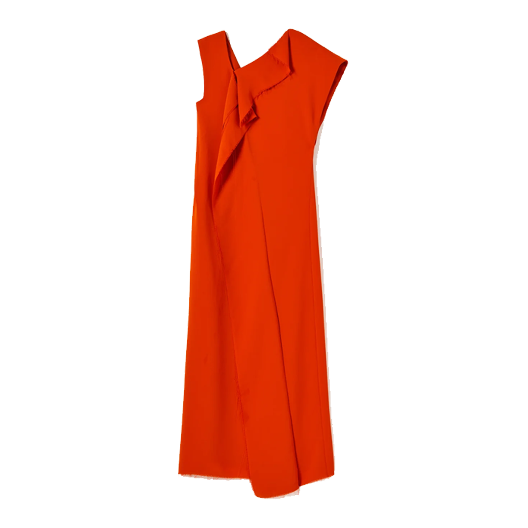 Paneled Long Dress | Front view of Paneled Long Dress PLAN C