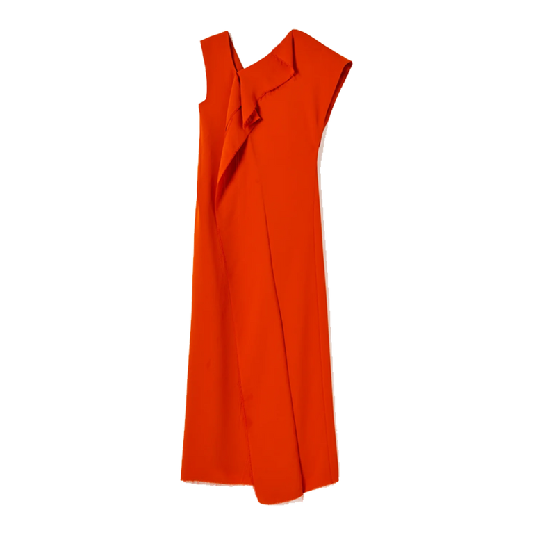 Paneled Long Dress | Front view of Paneled Long Dress PLAN C