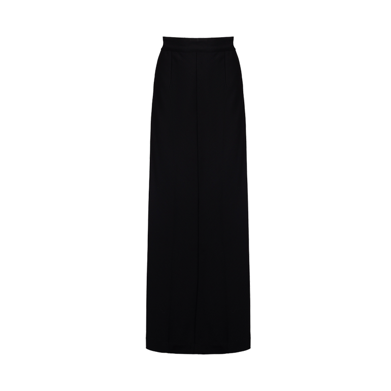 Mid-Rise Maxi Skirt | Front view of Mid-Rise Maxi Skirt PLAN C