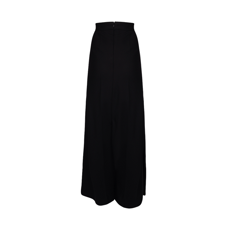 Mid-Rise Maxi Skirt | Back view of Mid-Rise Maxi Skirt PLAN C