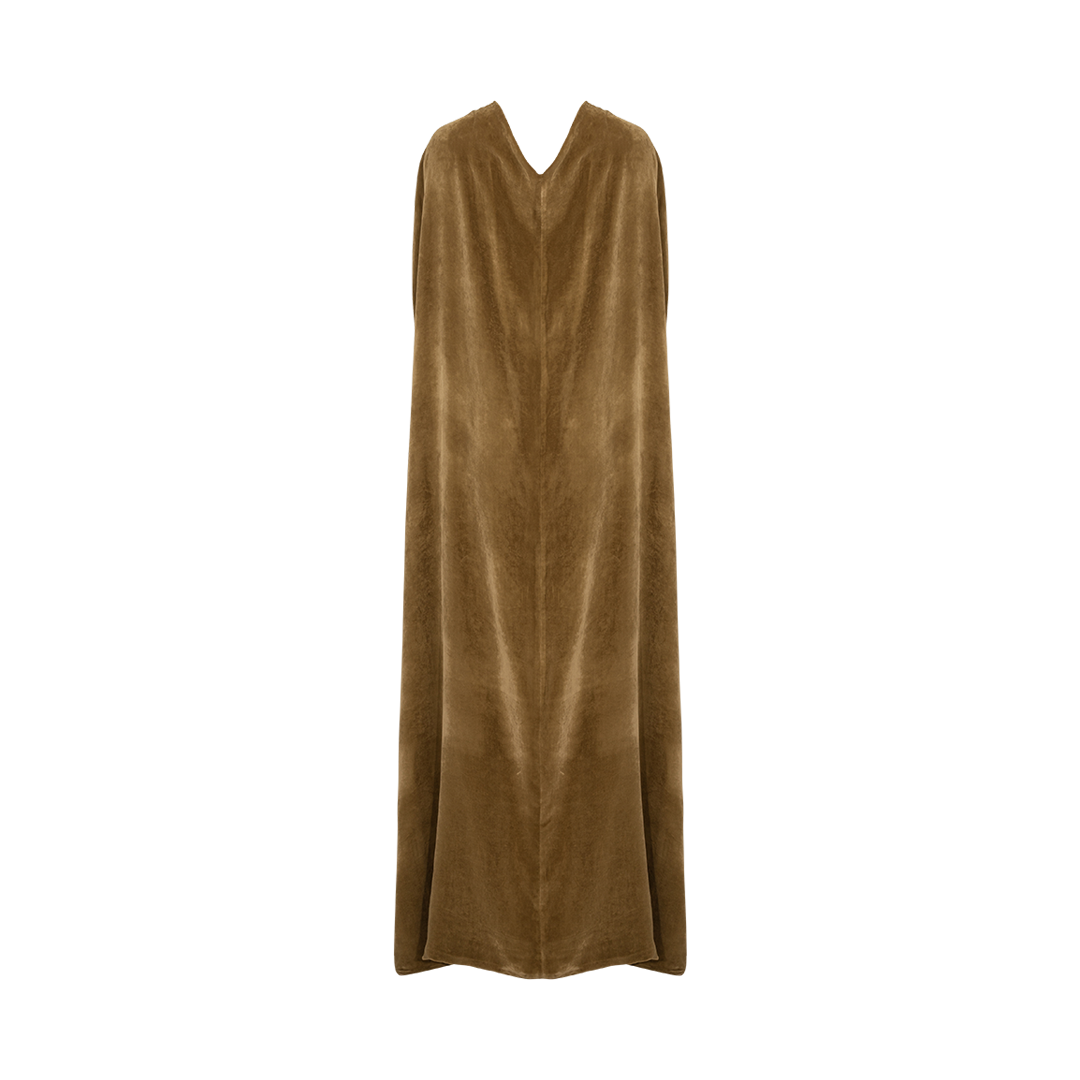 Masto Floor-Length Cape | Back view of Masto Floor-Length Cape RICK OWENS