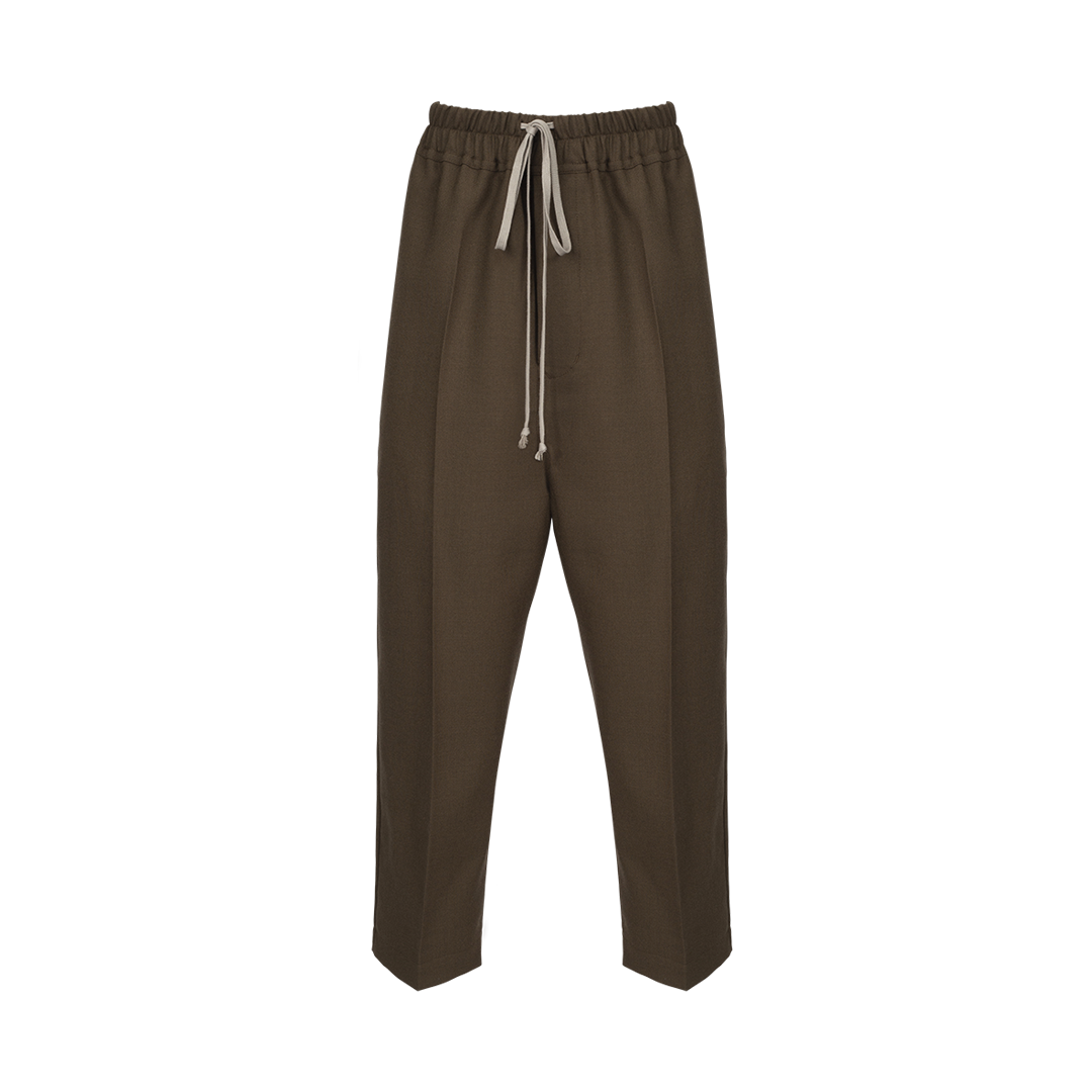 Drawstring Astaires Cropped Pants | Front view of Drawstring Astaires Cropped Pants RICK OWENS