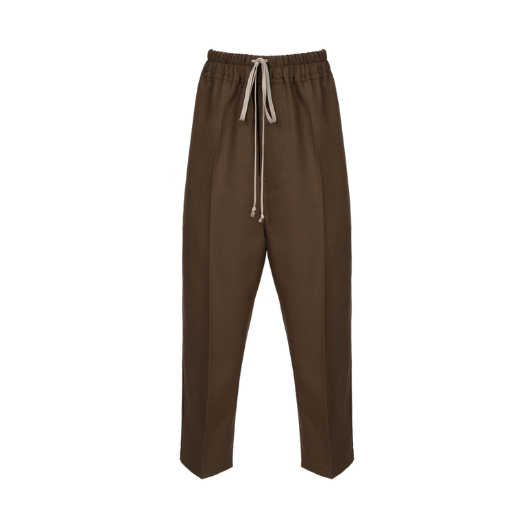 Drawstring Astaires Cropped Pants | Front view of Drawstring Astaires Cropped Pants RICK OWENS