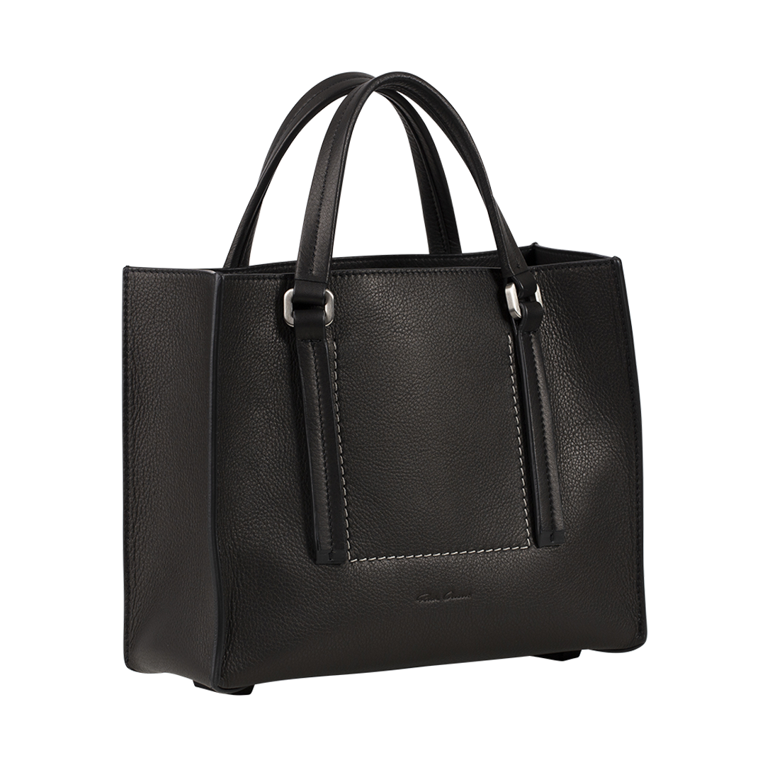 Mini Edith Shopper Bag | Side view of Mini Edith Shopper Bag RICK OWENS