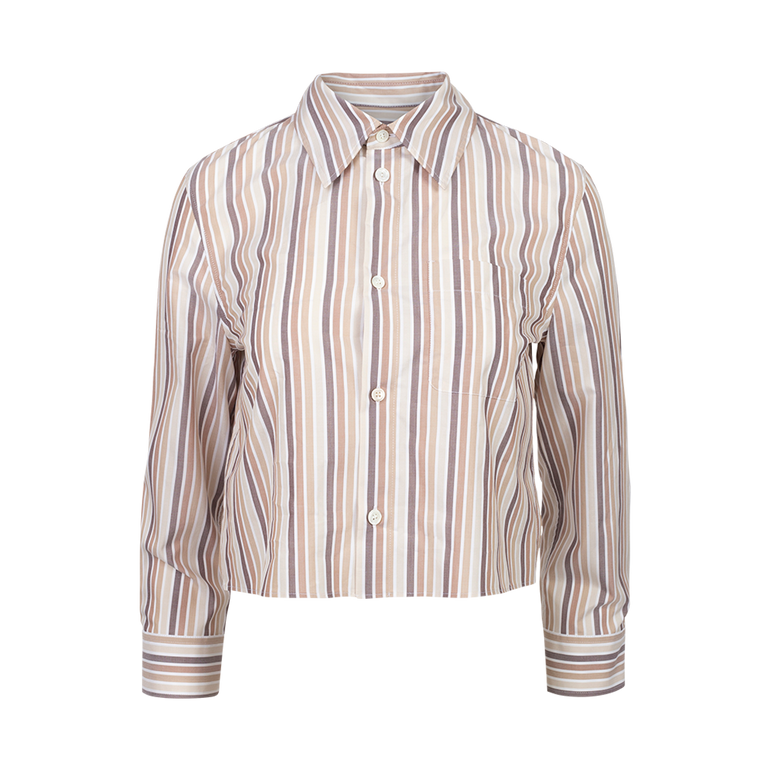 Cropped Button-Down Shirt | Front view of Cropped Button-Down Shirt MARNI 