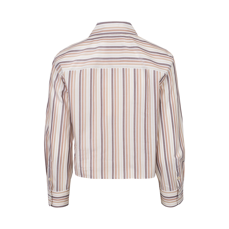 Cropped Button-Down Shirt | Back view of Cropped Button-Down Shirt MARNI