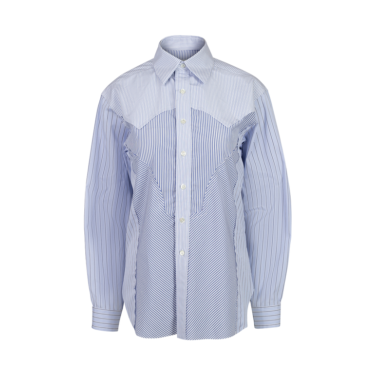 Long Sleeve Poplin Shirt | Front view of Long Sleeve Poplin Shirt MAISON MARGIELA