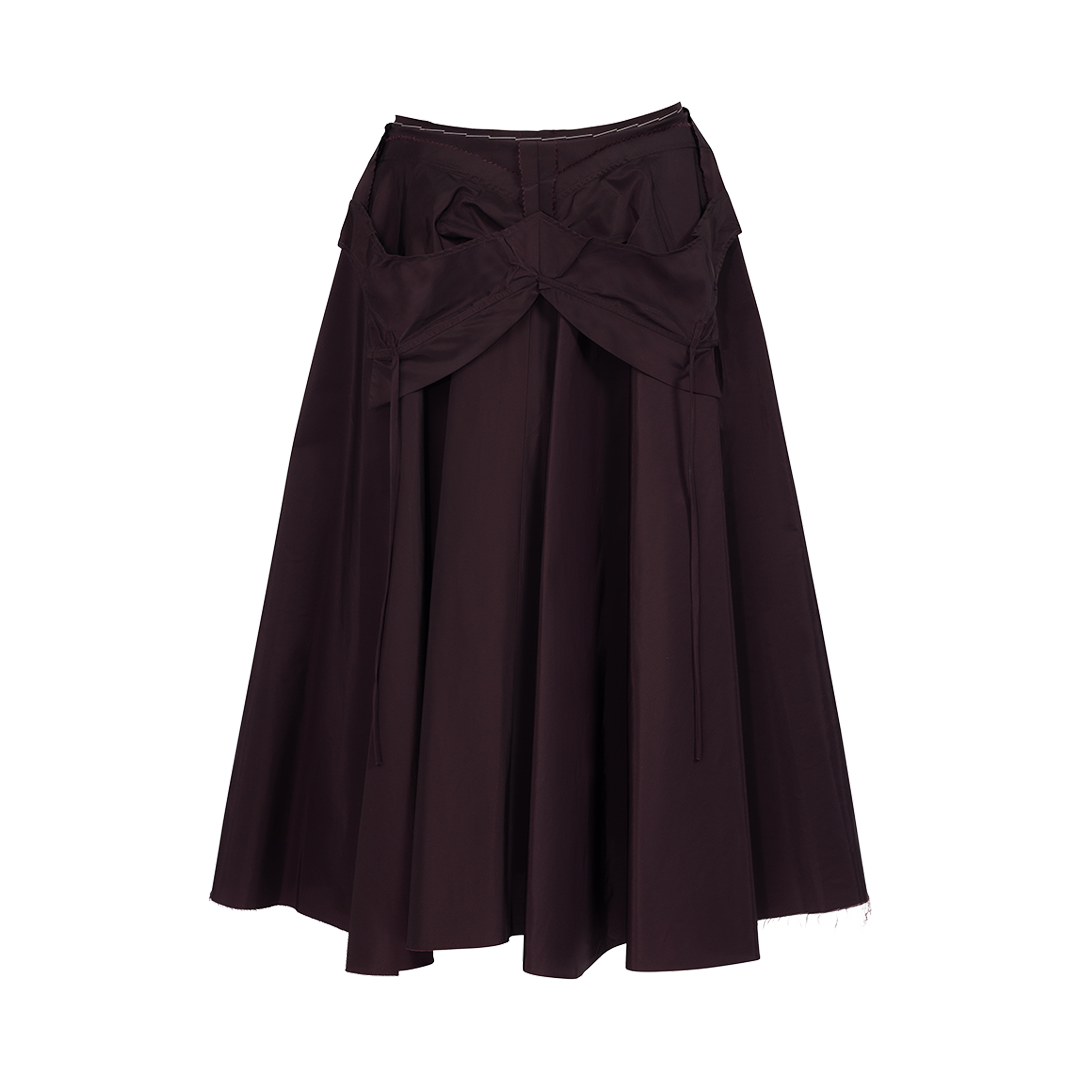 Fit-Flare Midi Skirt | Front view of Fit-Flare Midi Skirt MAISON MARGIELA