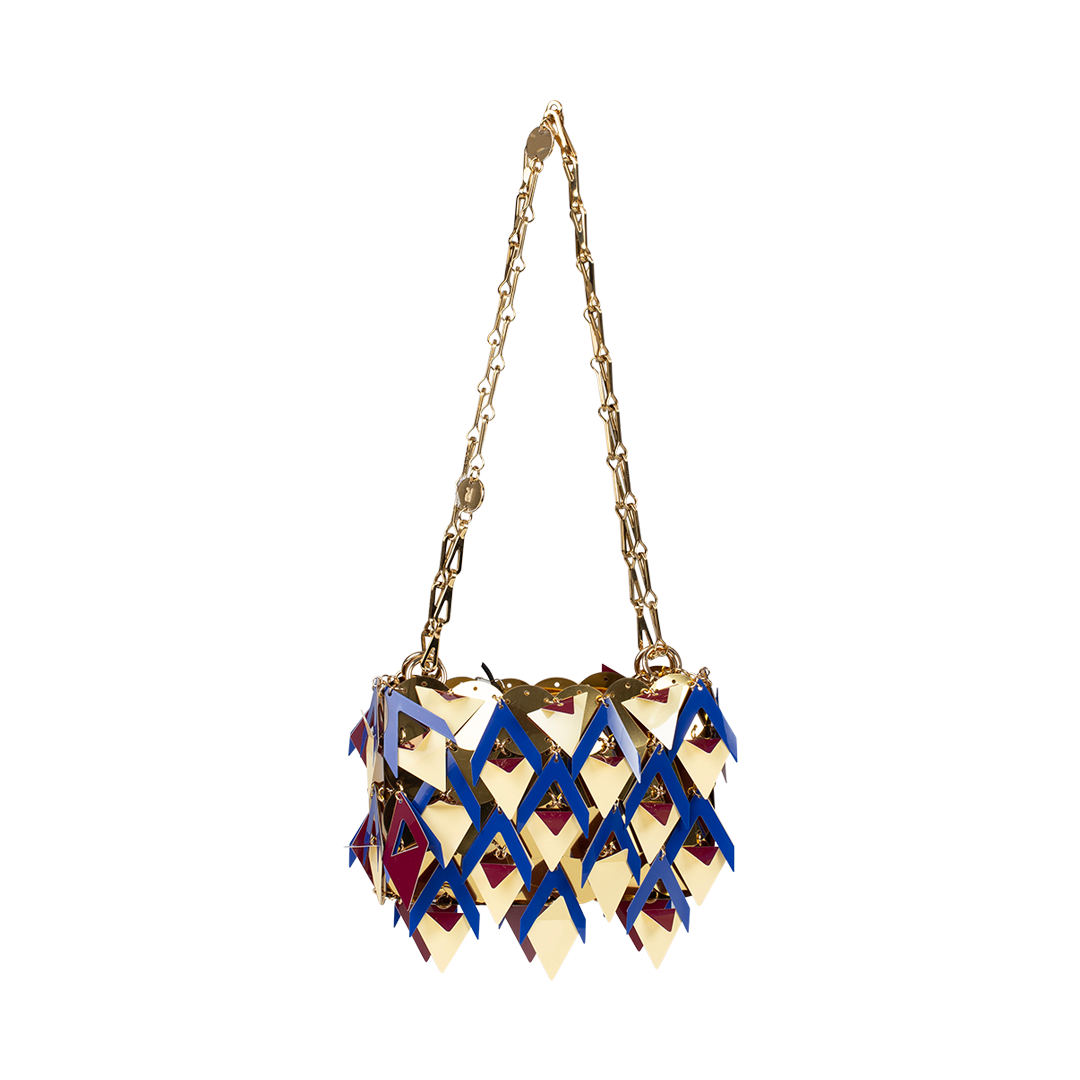 Oversized Paillette Shoulder Bag | Front view of Oversized Paillette Shoulder Bag RABANNE