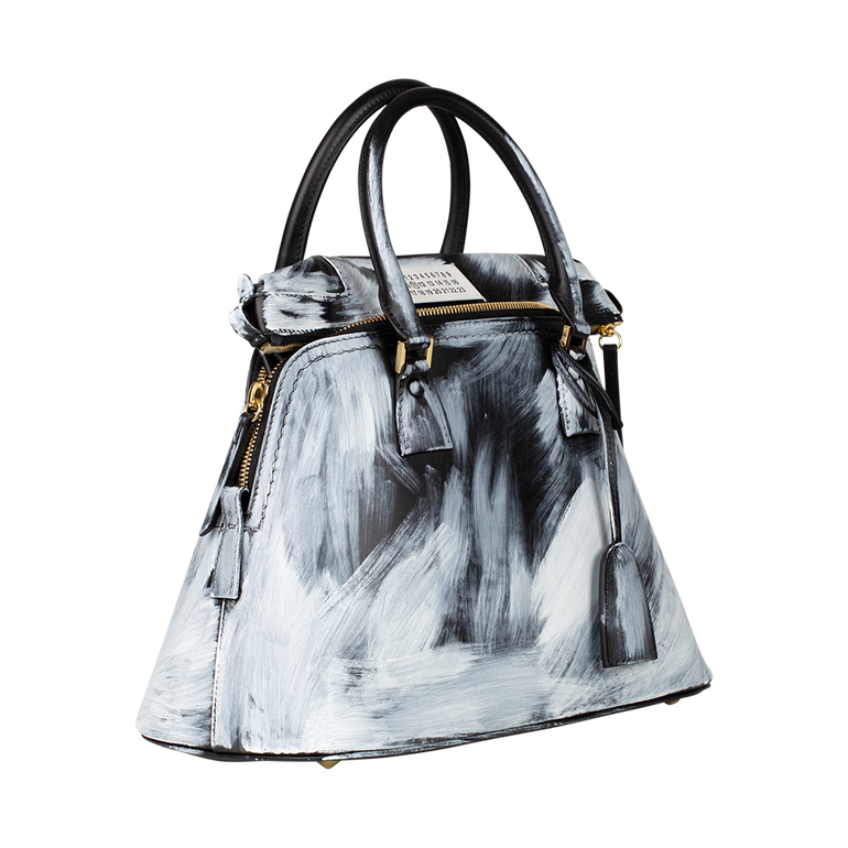 5AC Classique Tote Bag | Side view of 5AC Classique Tote Bag MAISON MARGIELA