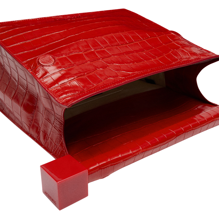 【JACQUEMUS】ラ ポシェット ロンド カレ クラッチ レッド Le Pochette Rond Carre Red – FORTY FIVE TEN