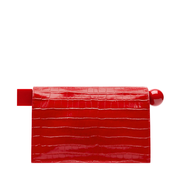 【JACQUEMUS】ラ ポシェット ロンド カレ クラッチ レッド Le Pochette Rond Carre Red – FORTY FIVE TEN