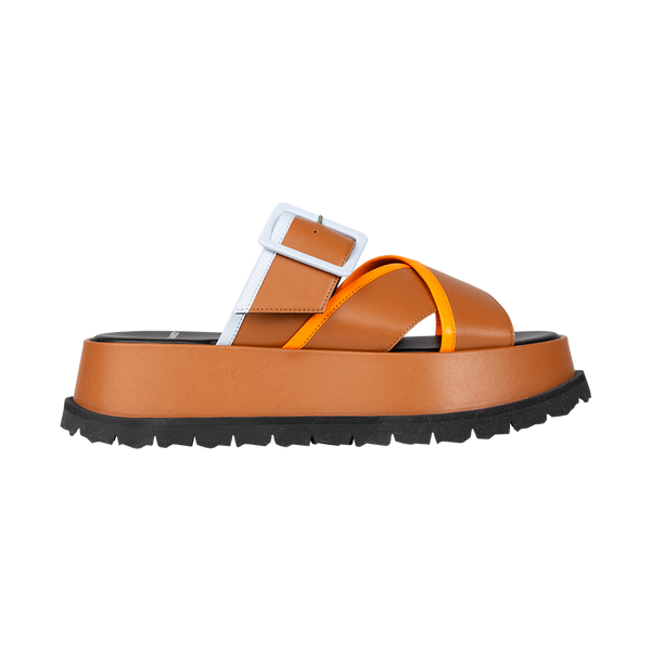 Alpha Maxi Crisscross Buckle Sandals – FORTY FIVE TEN