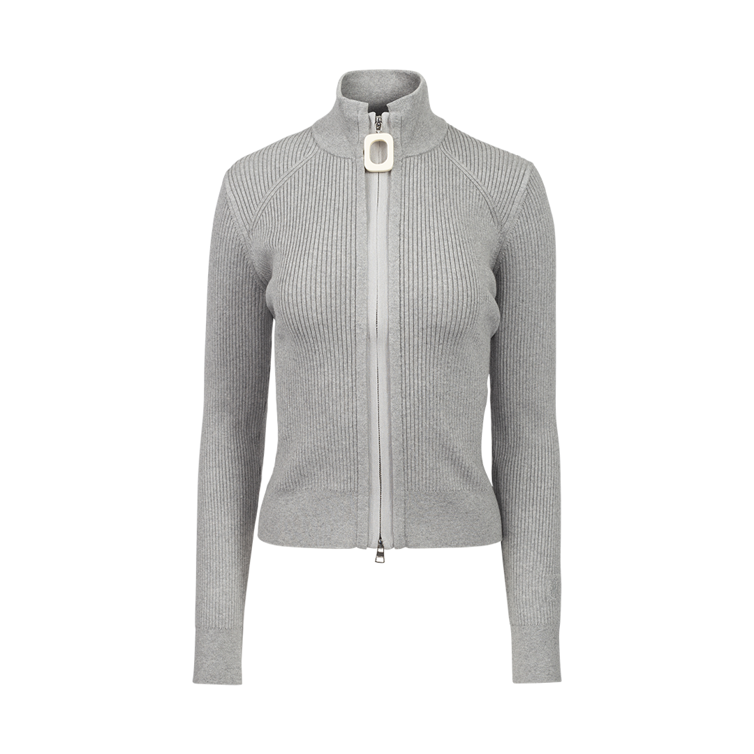 Fitted Zip-Up Cardigan