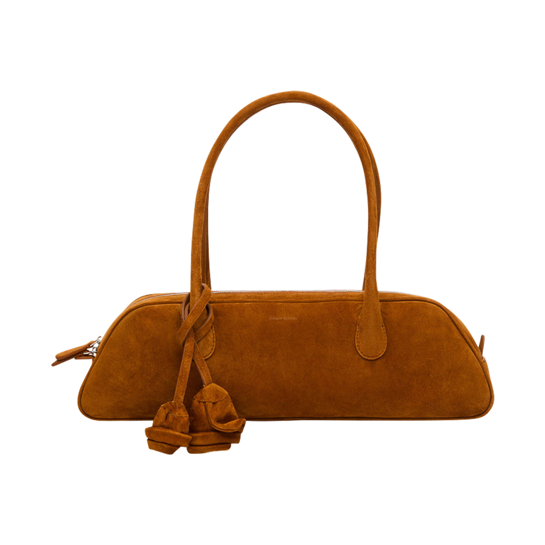 Brigitte Trapeze Suede Bag