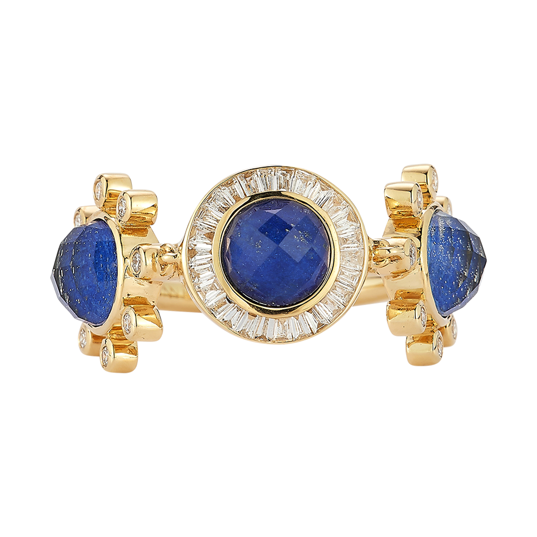 Lapis Lazuli Galaxy Ring FORTY FIVE TEN