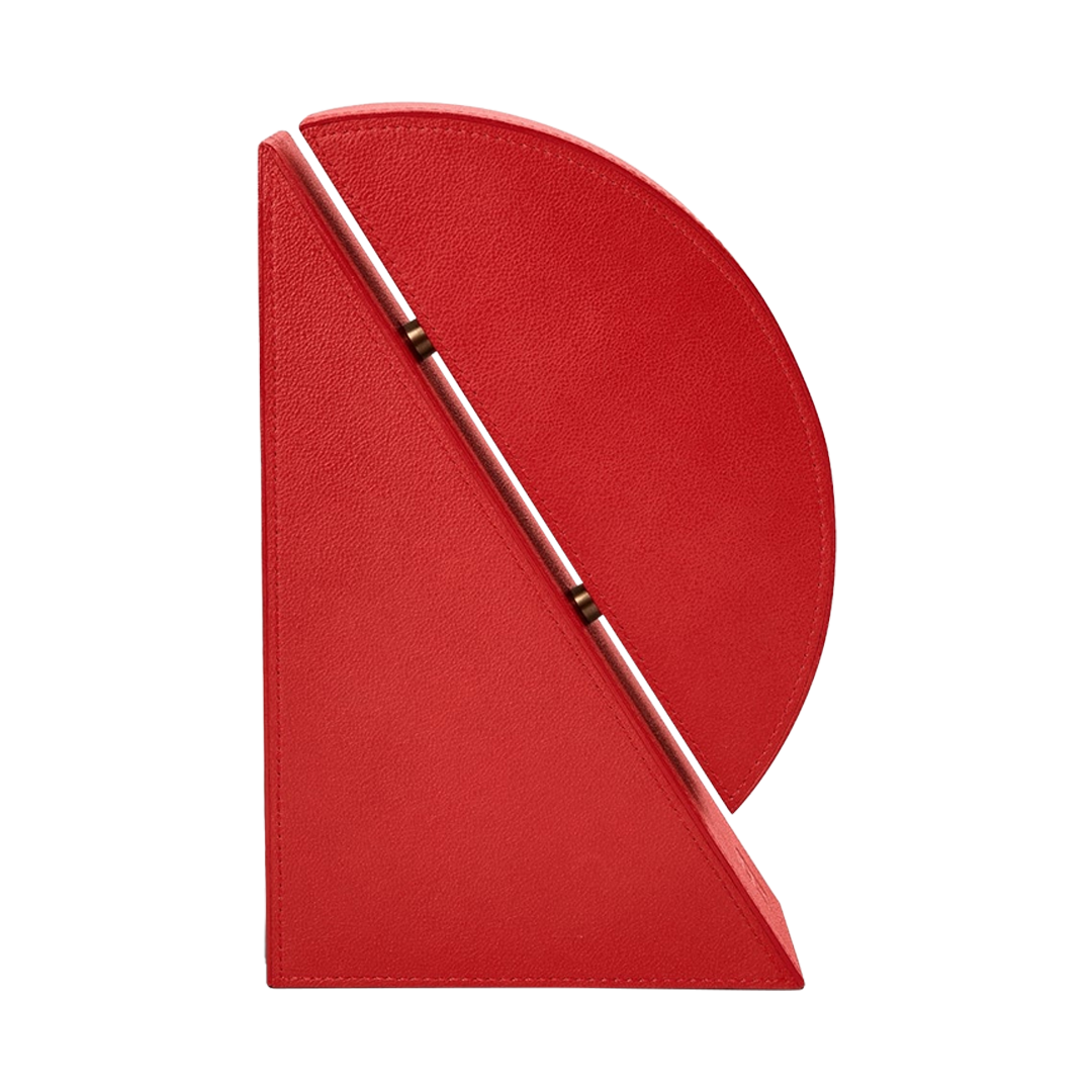 Red Cubist Bookend