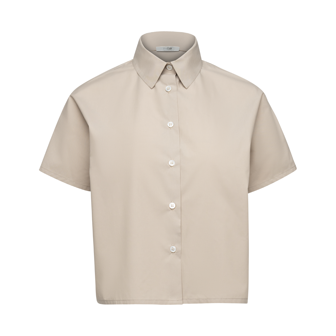 Popeline Short-Sleeved Shirt