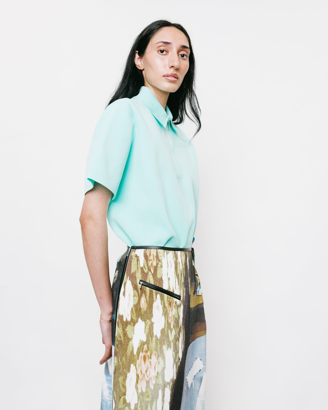 Knit Polo Zipper Shirt – FORTY FIVE TEN