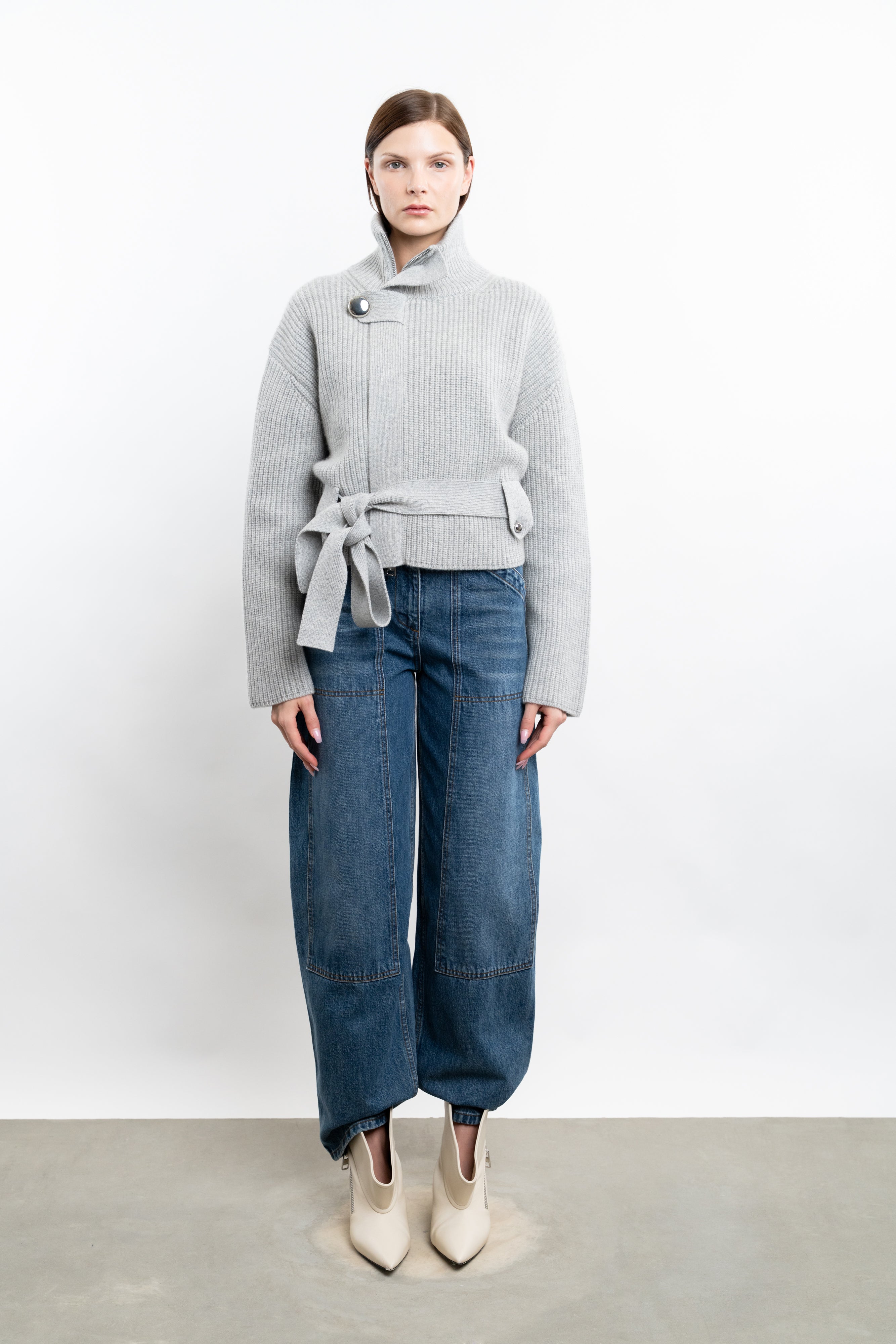 The Neal Full-Zip Belted Cardigan – FORTY FIVE TEN