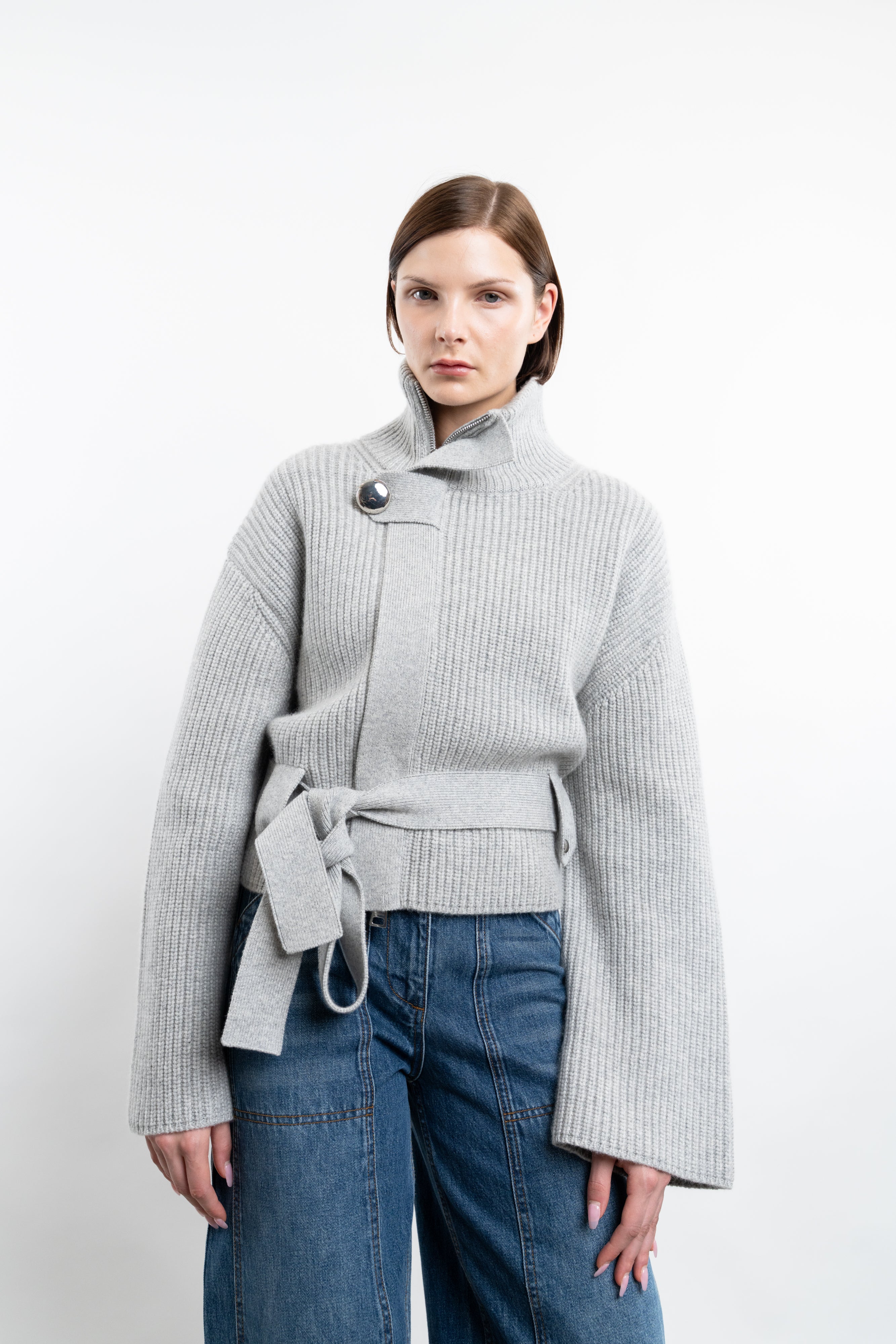 The Neal Full-Zip Belted Cardigan – FORTY FIVE TEN