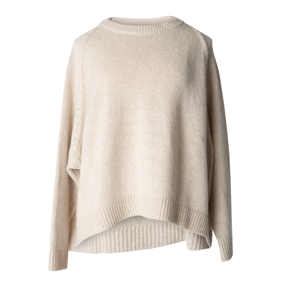En sætning Luftpost arrangere Raglan Easy Sweater - Off White – FORTY FIVE TEN